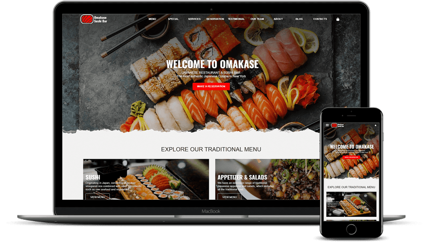 WebSite X5 Pro Template
